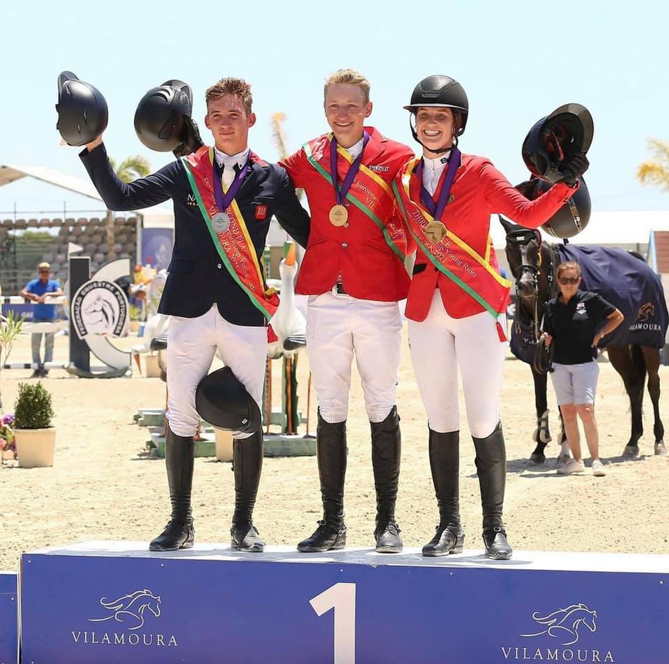 Team Belgium wins gold at the European Championships for Young Riders!